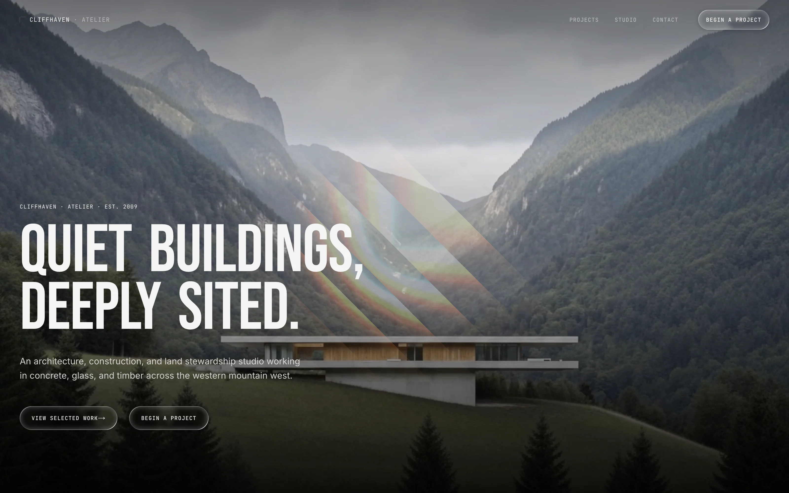 Fall Line House — website by Nightwork Studio