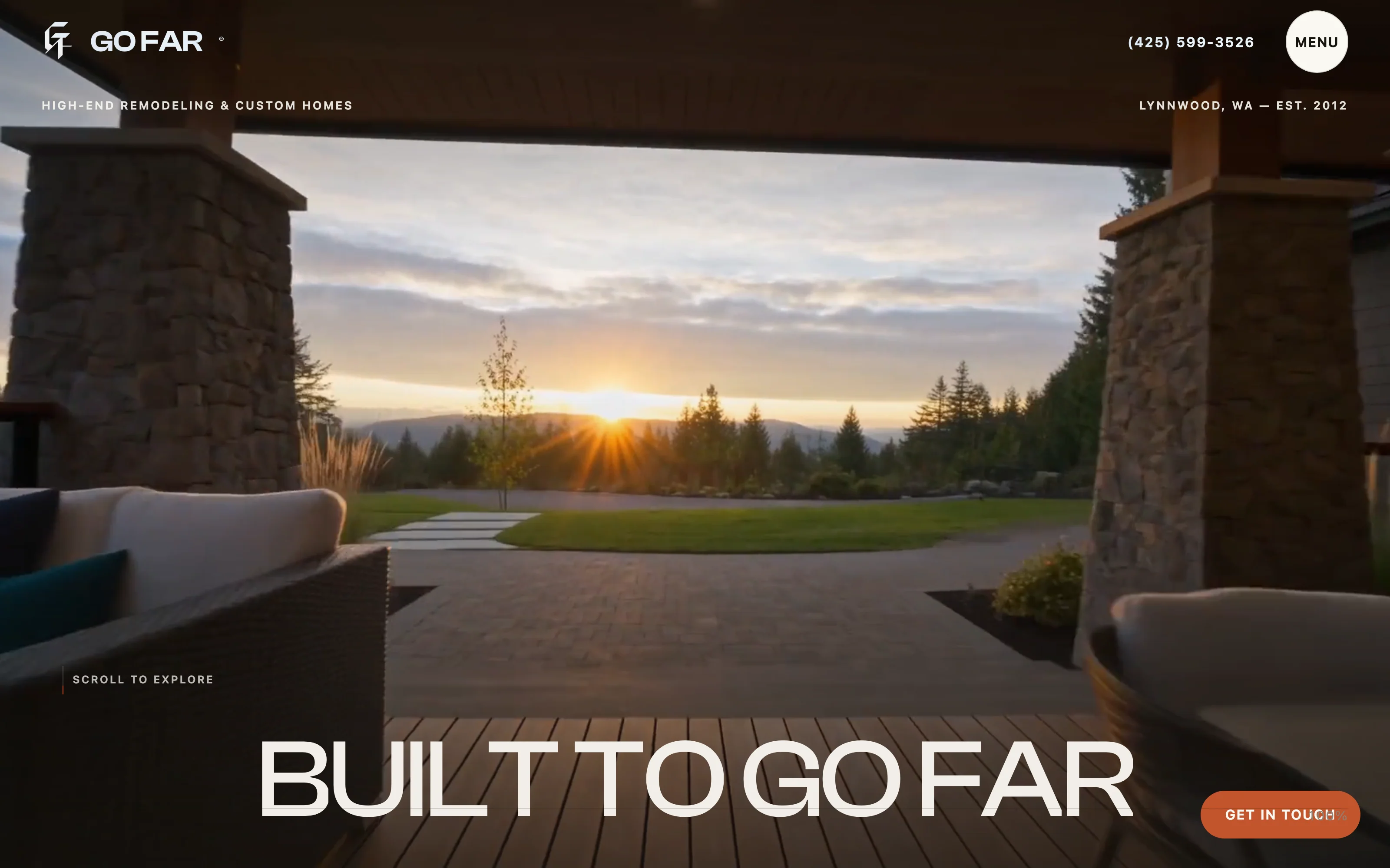 Go Far Construction — website by Nightwork Studio